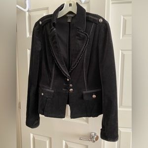 White House Black Market Velvet Blazer